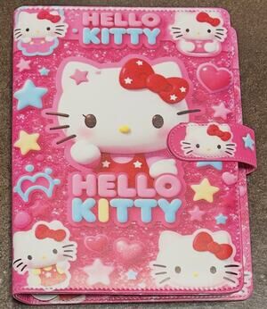 Hello Kitty size A5 Binder w/ stationery paper